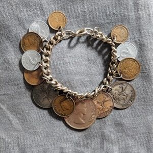 Antique Coin Bracelet